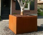 Cortenstalen plantenbak 125x125x60 - Afbeelding 4
